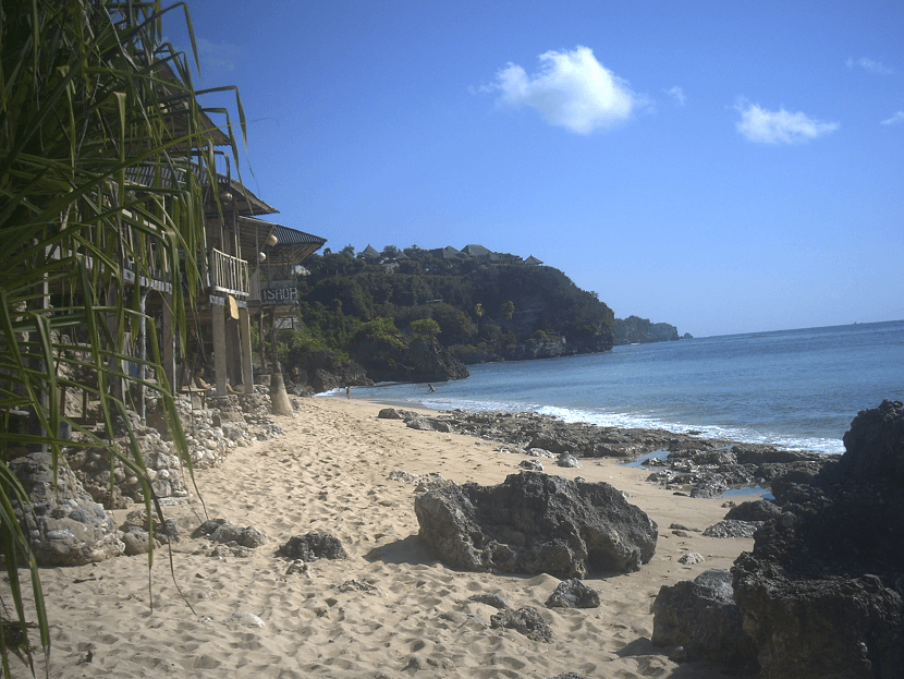 Bingin Beach surf spot near Seminyak, Bali